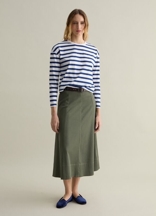 Ovs T-shirt Boxy Fit A Righe