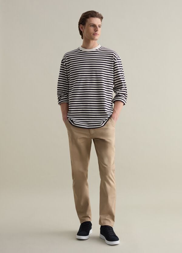 Ovs T-shirt Boxy Fit A Righe