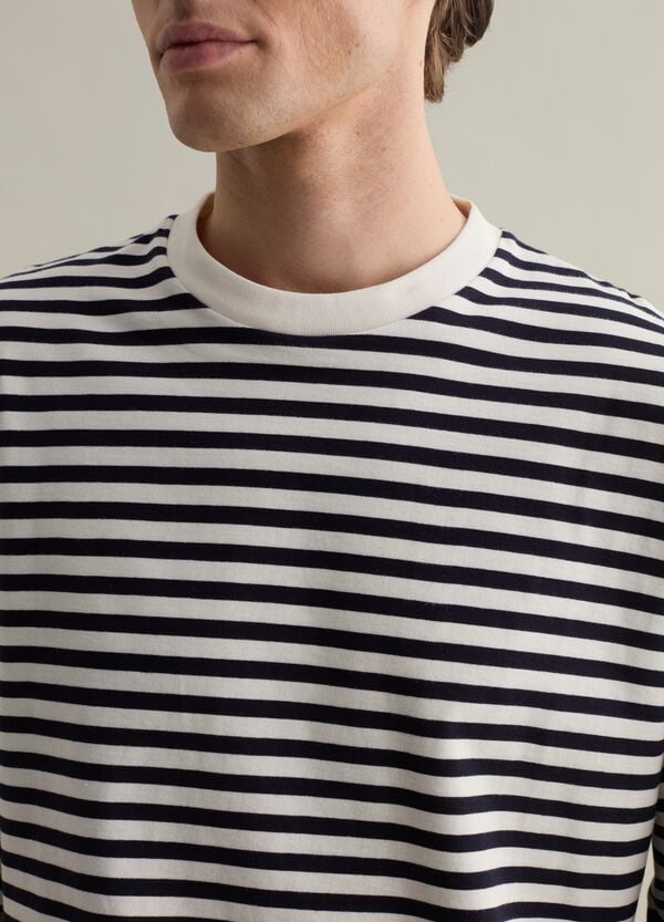 Ovs T-shirt Boxy Fit A Righe