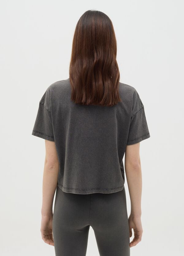 Ovs T-shirt Boxy Fit Con Stampa Logo