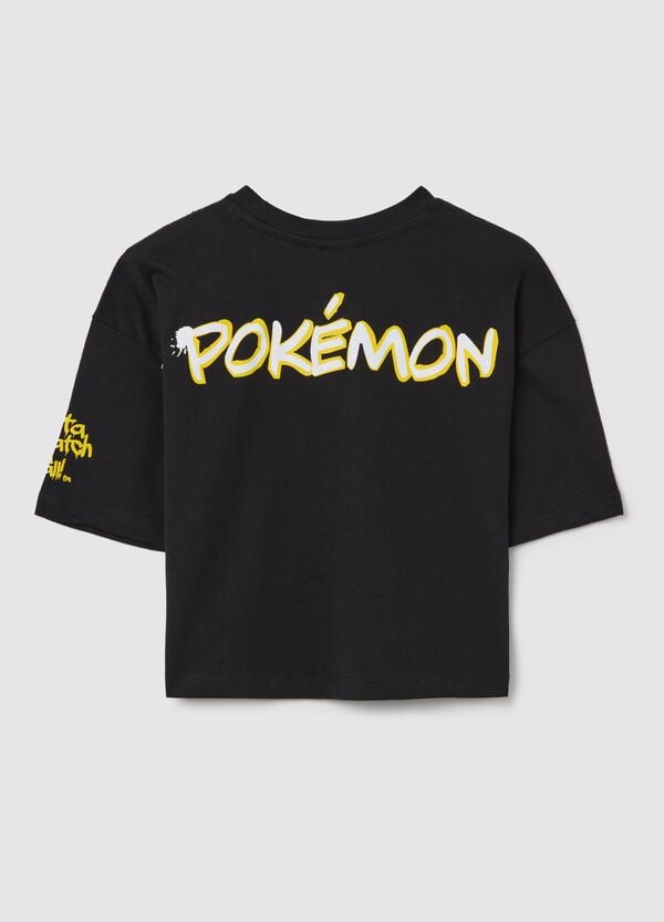 Ovs T-shirt Boxy Fit In Cotone Con Stampa Pikachu
