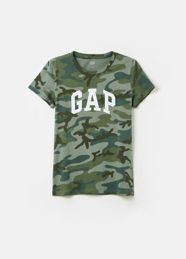Ovs T-shirt Camouflage Con Stampa Logo