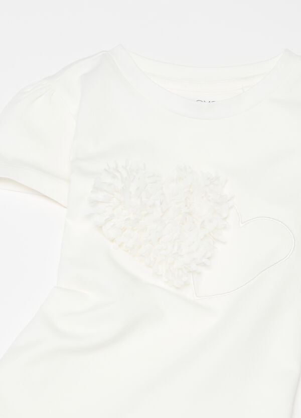 Ovs T-shirt Con Applicazione Cuore