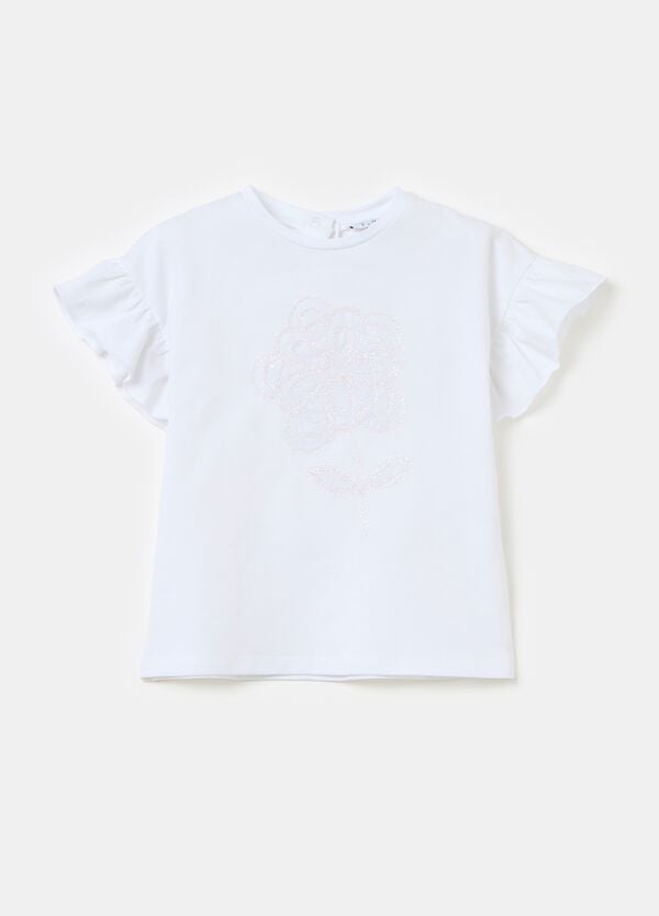 Ovs T-shirt con applicazione fiore