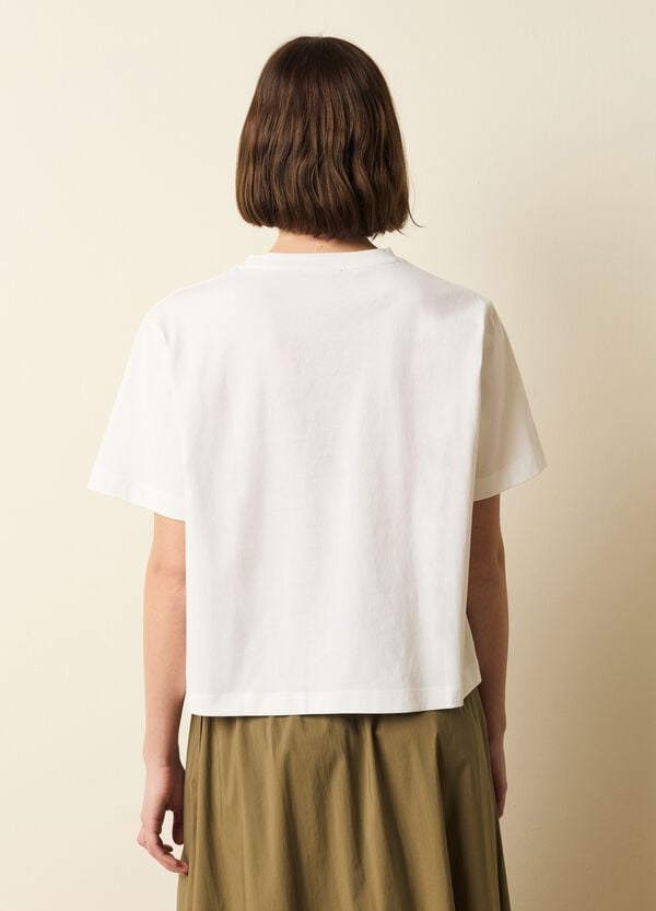 Ovs T-shirt Con Applicazione Fiori