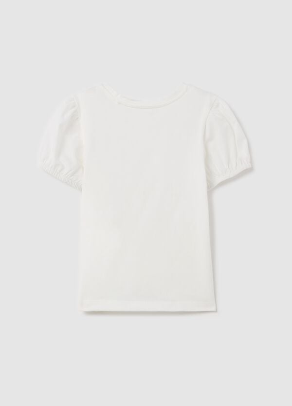 Ovs T-shirt Con Applicazione Fiori E Pon Pon