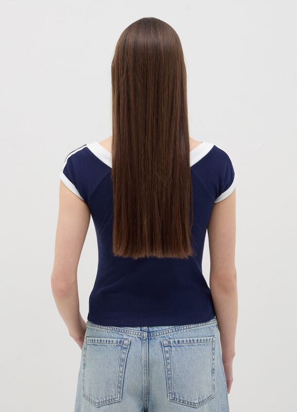 Ovs T-shirt Con Bande Rigate