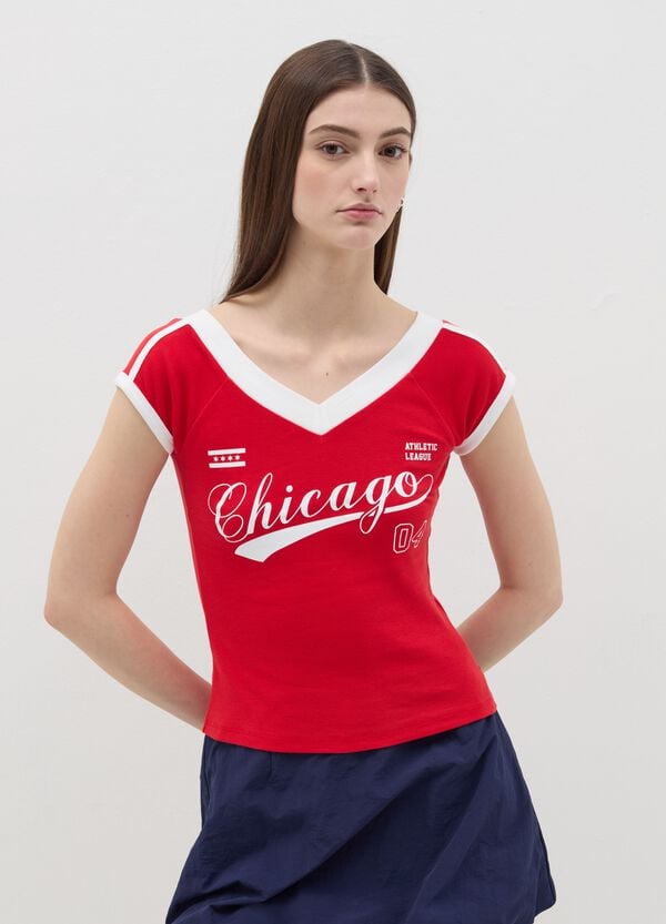 Ovs T-shirt Con Bande Rigate