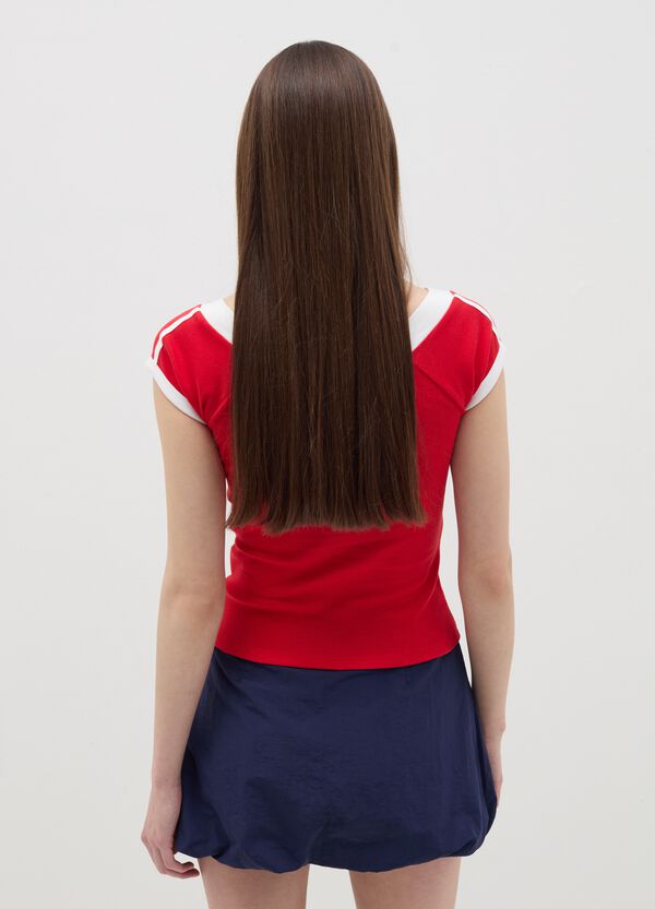 Ovs T-shirt Con Bande Rigate