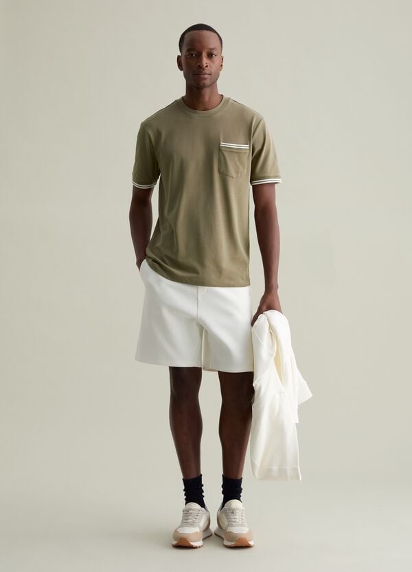 Ovs T-shirt Con Dettagli Rigati E Tasca