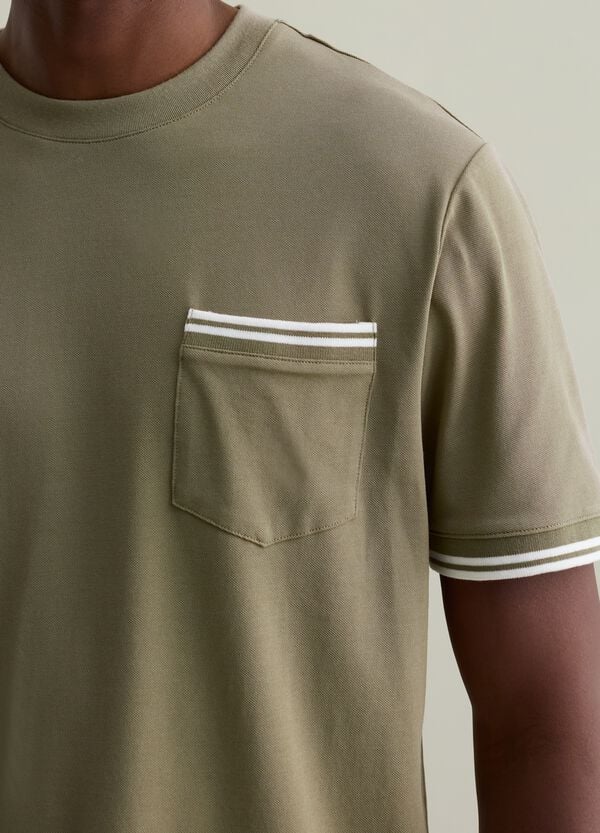 Ovs T-shirt Con Dettagli Rigati E Tasca