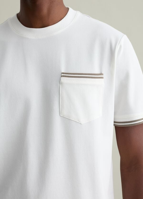 Ovs T-shirt Con Dettagli Rigati E Tasca