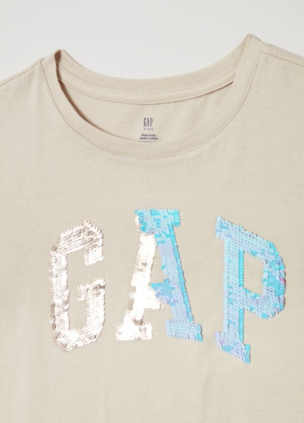 Ovs T-shirt Con Logo Di Paillettes Reversibili
