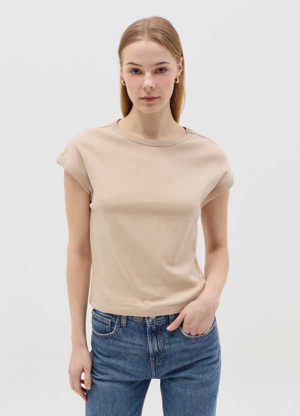 Ovs T-shirt con maniche a kimono beige