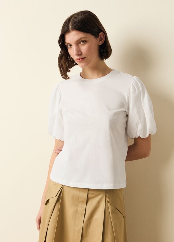 Ovs T-shirt Con Maniche A Palloncino