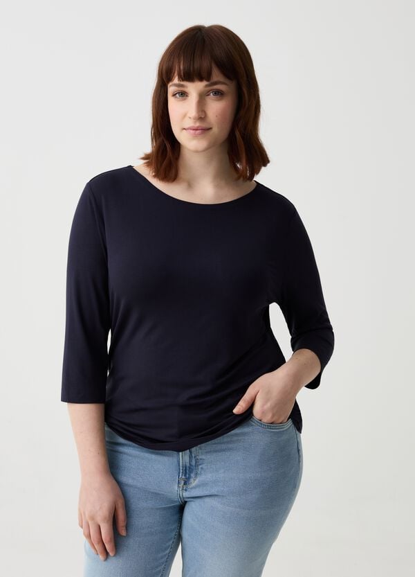 Ovs T-shirt con maniche a tre quarti Curvy