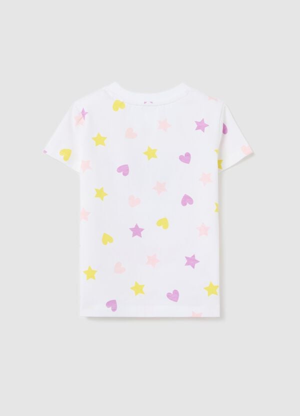 Ovs T-shirt Con Paillettes E Stampa Paperina
