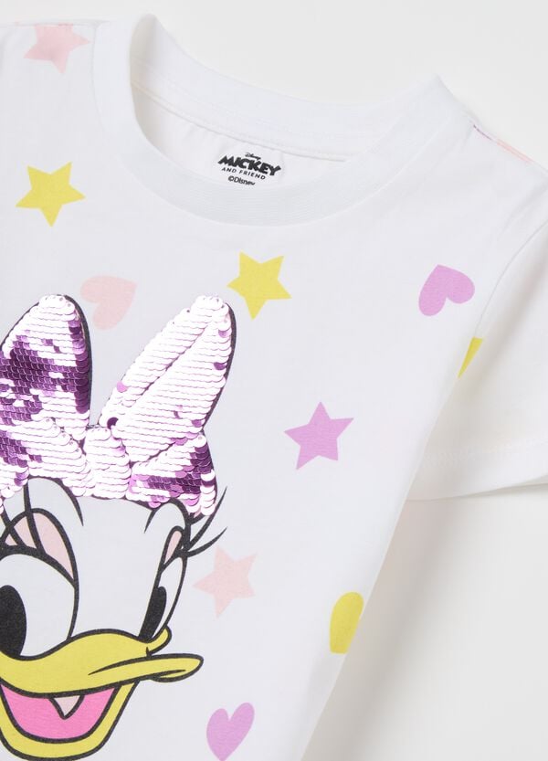 Ovs T-shirt Con Paillettes E Stampa Paperina