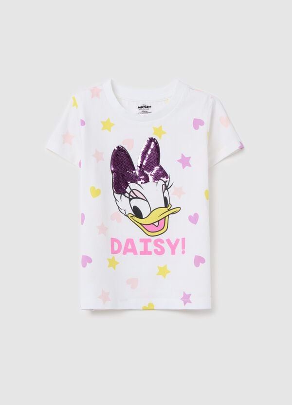 Ovs T-shirt con paillettes e stampa Paperina