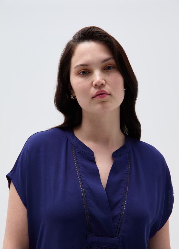 Ovs T-shirt Con Profilo Traforato Curvy