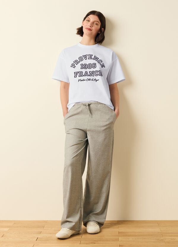 Ovs T-shirt Con Ricamo E Stampa