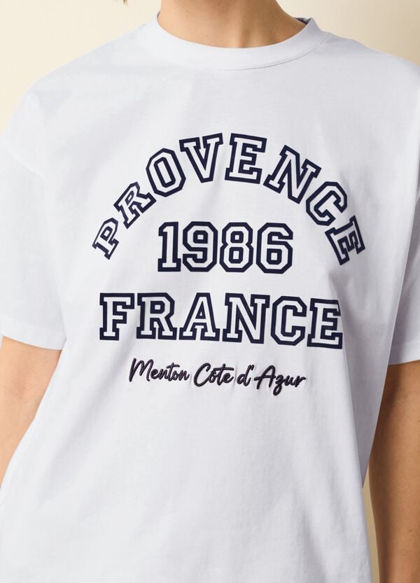 Ovs T-shirt Con Ricamo E Stampa