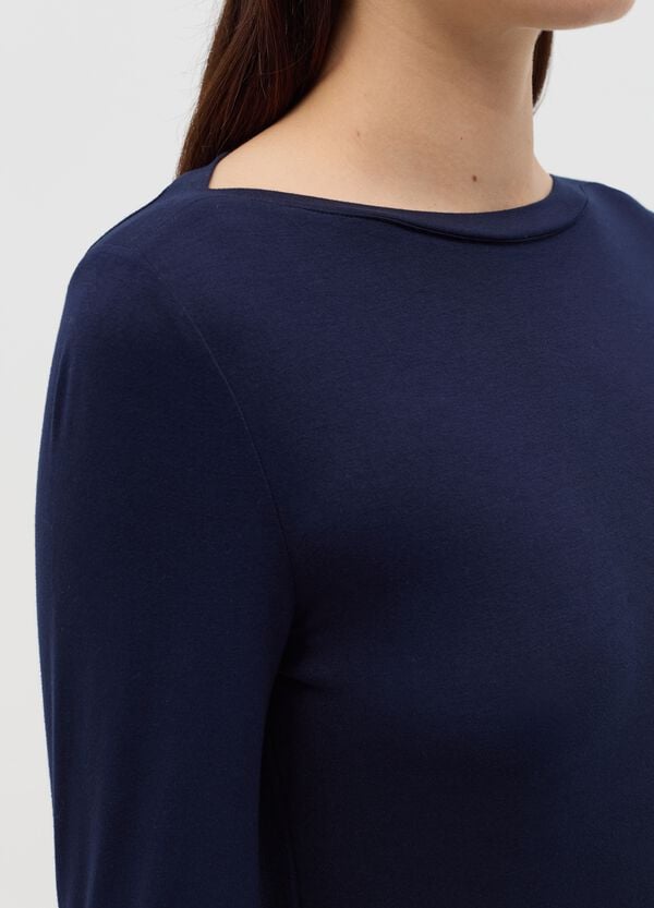 Ovs T-shirt Con Scollo A Barchetta