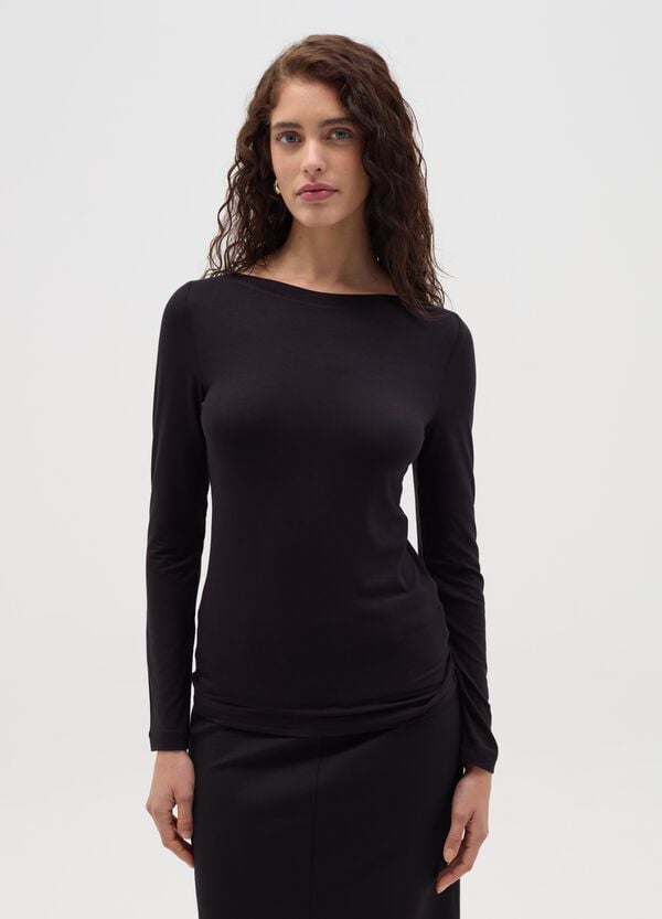 Ovs T-shirt Con Scollo A Barchetta