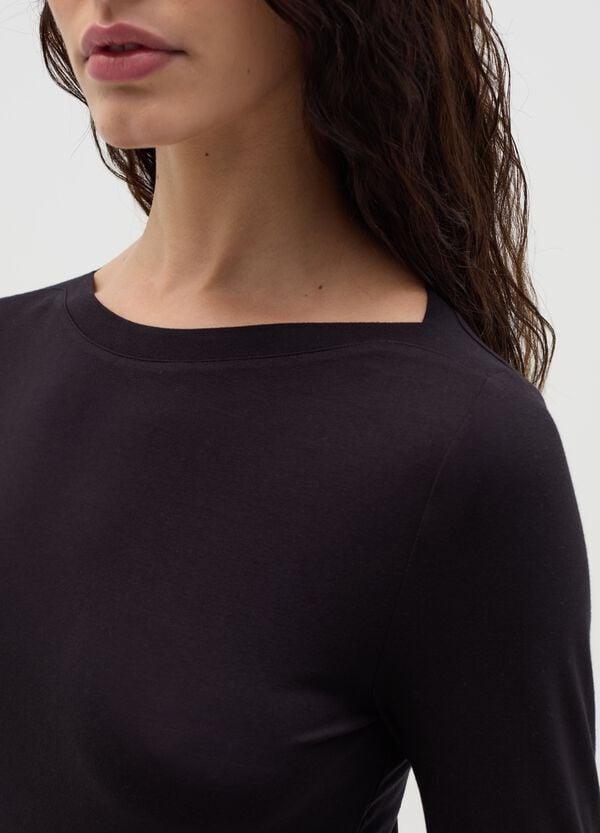 Ovs T-shirt Con Scollo A Barchetta