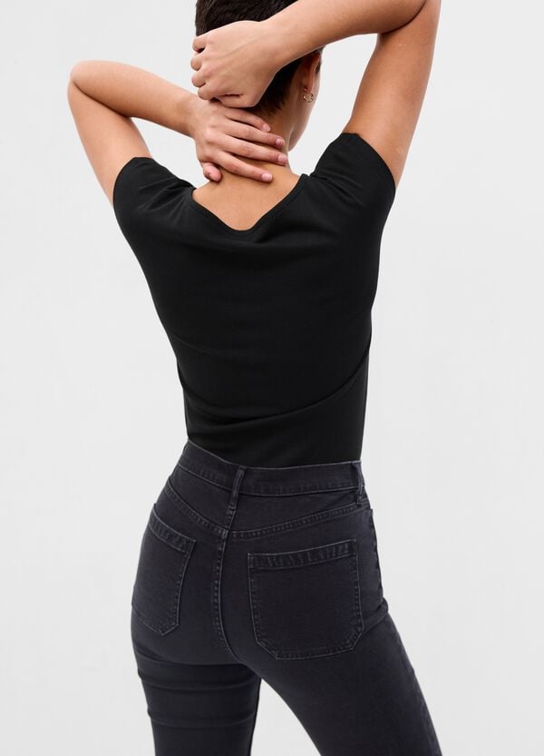 Ovs T-shirt Con Scollo A Barchetta