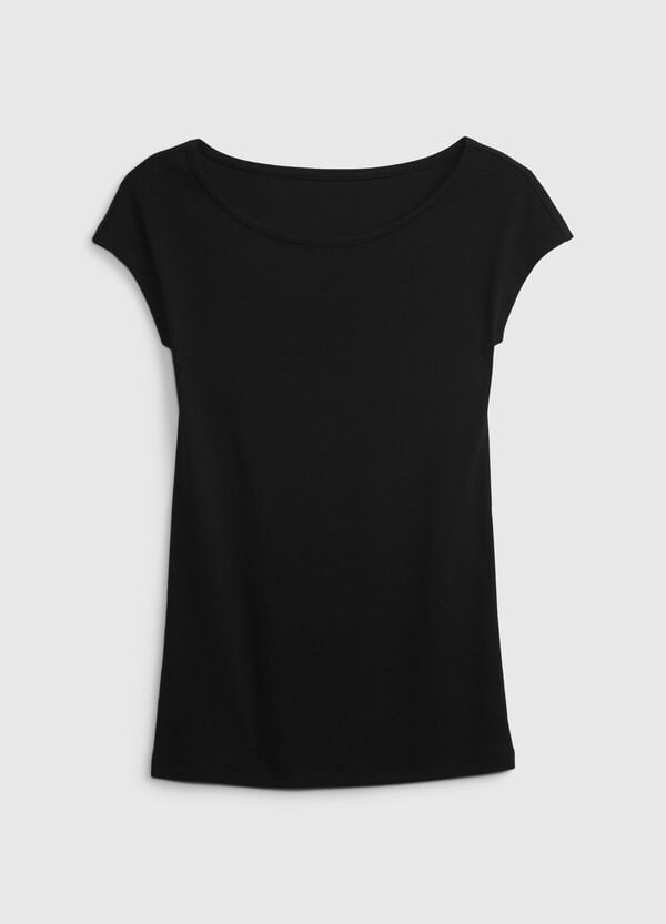 Ovs T-shirt Con Scollo A Barchetta