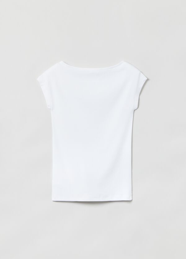 Ovs T-shirt Con Scollo A Barchetta