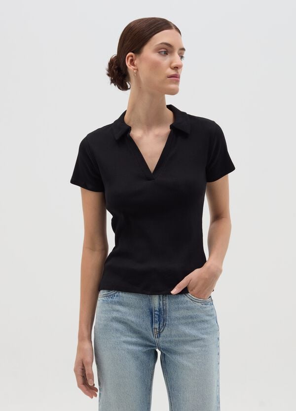 Ovs T-shirt Con Scollo A Polo
