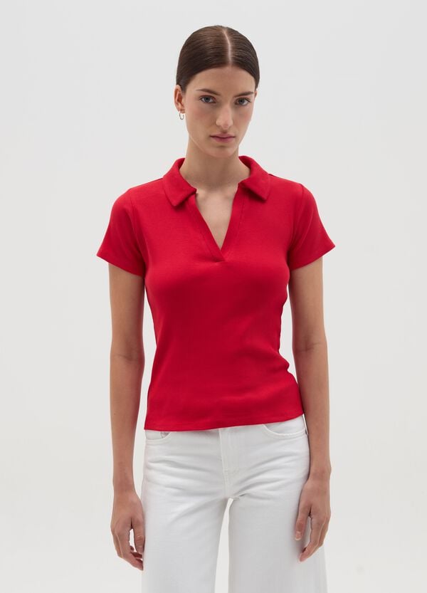 Ovs T-shirt Con Scollo A Polo