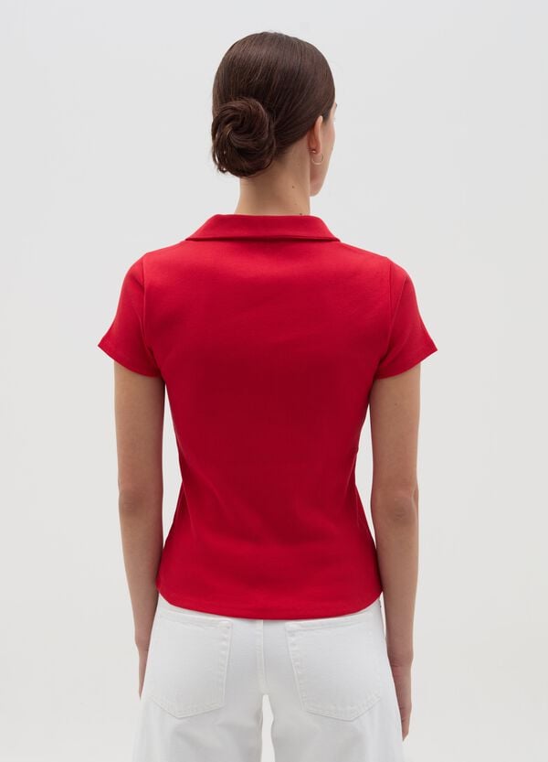 Ovs T-shirt Con Scollo A Polo