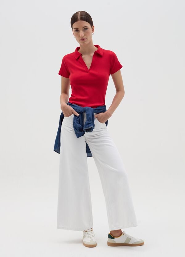 Ovs T-shirt Con Scollo A Polo