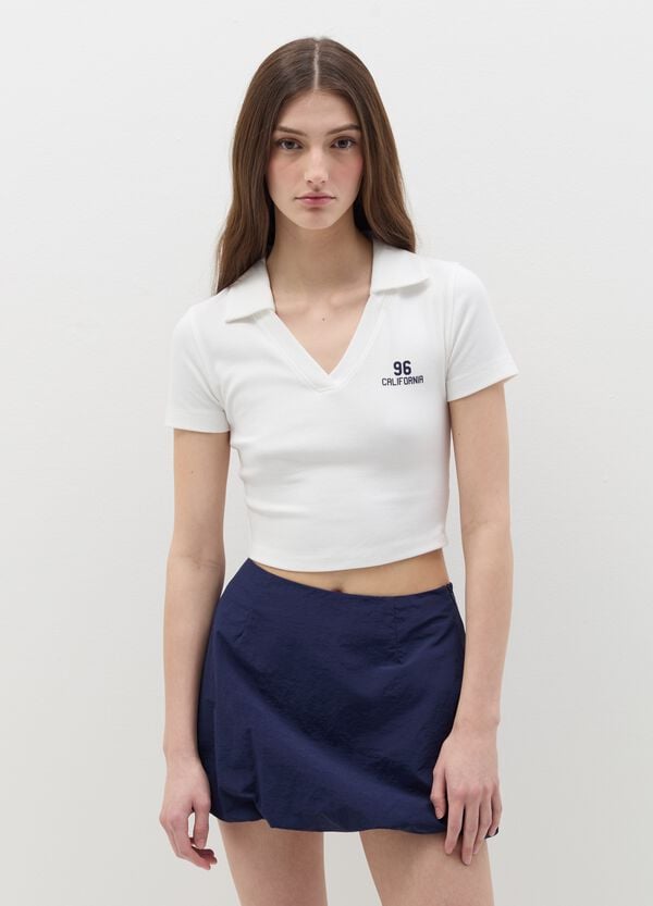 Ovs T-shirt con scollo a polo