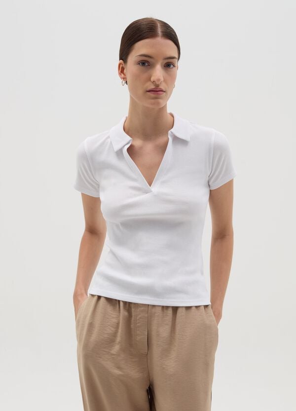 Ovs T-shirt Con Scollo A Polo