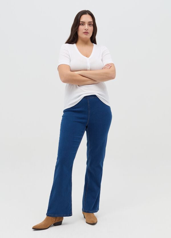 Ovs T-shirt Con Scollo Serafino A V Curvy