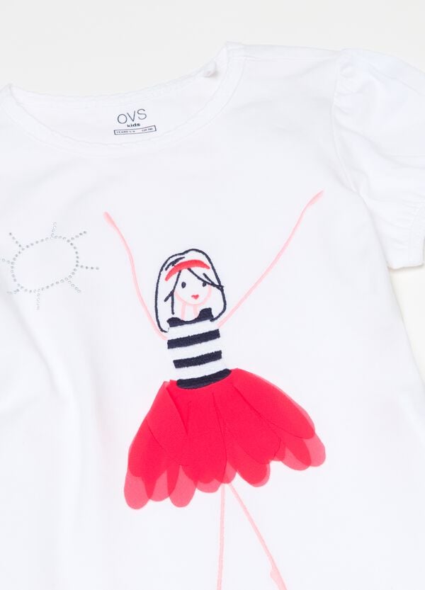 Ovs T-shirt Con Stampa E Applicazione