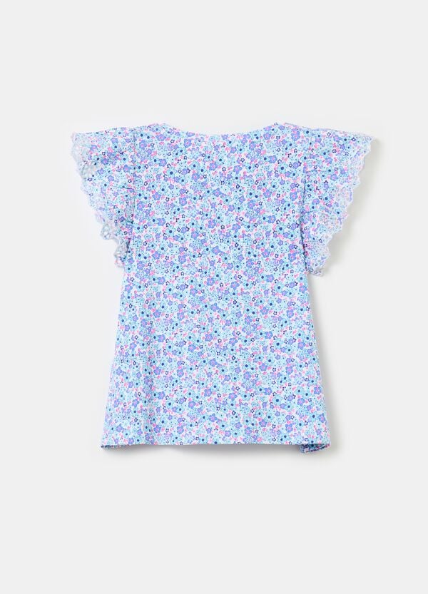 Ovs T-shirt Con Stampa E Ricamo Sangallo