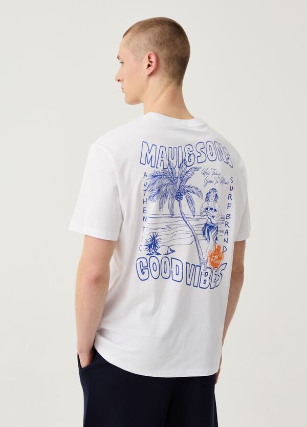 Ovs T-shirt Con Stampa Hawaiana Surf