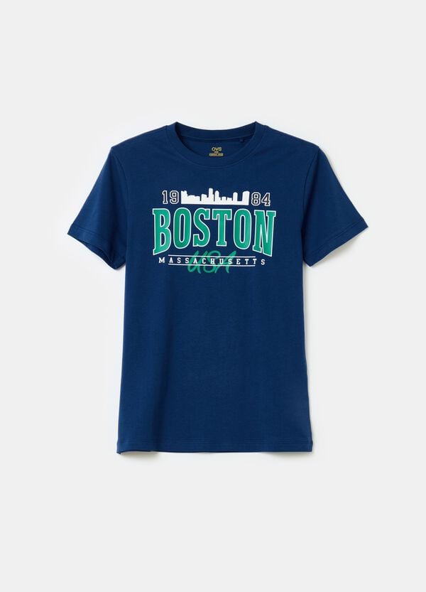 Ovs T-shirt con stampa lettering college