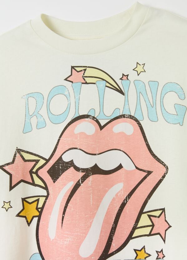 Ovs T-shirt Con Stampa Rolling Stones
