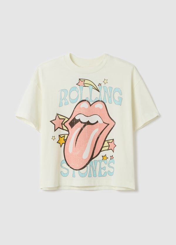 Ovs T-shirt Con Stampa Rolling Stones