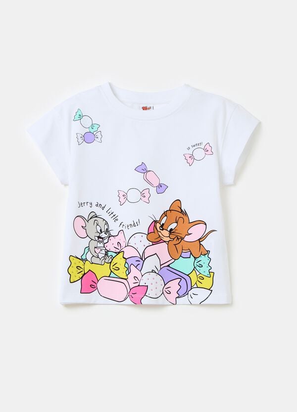 Ovs T-shirt con stampa Tom & Jerry