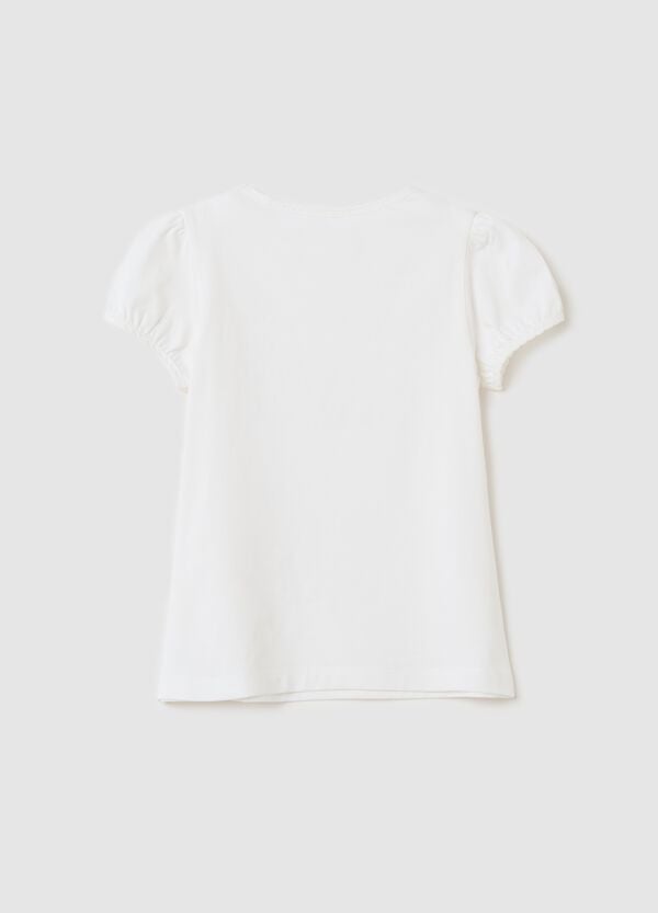 Ovs T-shirt Con Strass E Applicazione Farfalle