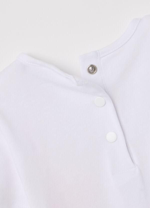 Ovs T-shirt Con Strass E Stampa Occhiali Da Sole
