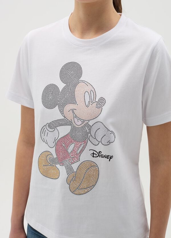 Ovs T-shirt Con Topolino In Strass