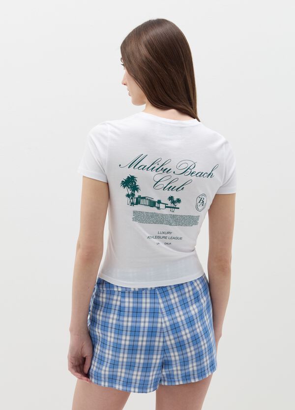 Ovs T-shirt Crop Con Stampa Lettering